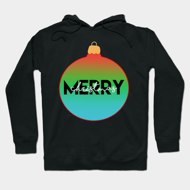 merry Christmas ornament Hoodie by gdm123